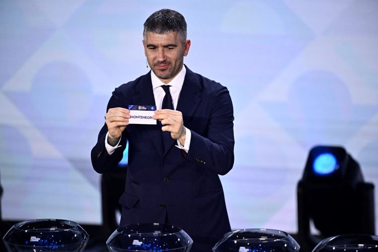 Mantan pemain Manchester City, Aleksandar Kolarov, menarik undian fase grup Nations League 2024-2025 di Paris, Perancis, pada Jumat (9/2/2024) dini hari WIB.