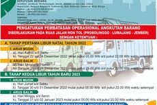 Jelang Nataru, Jam Operasional Angkutan Barang di Lumajang Dibatasi