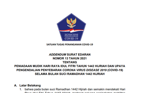 Berlaku Mulai 22 April, Ini Aturan Baru soal Pengetatan Mudik 2021