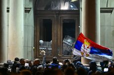 Demo Serbia: Massa Tutup Jalan, Tuding Pemilu Dicurangi