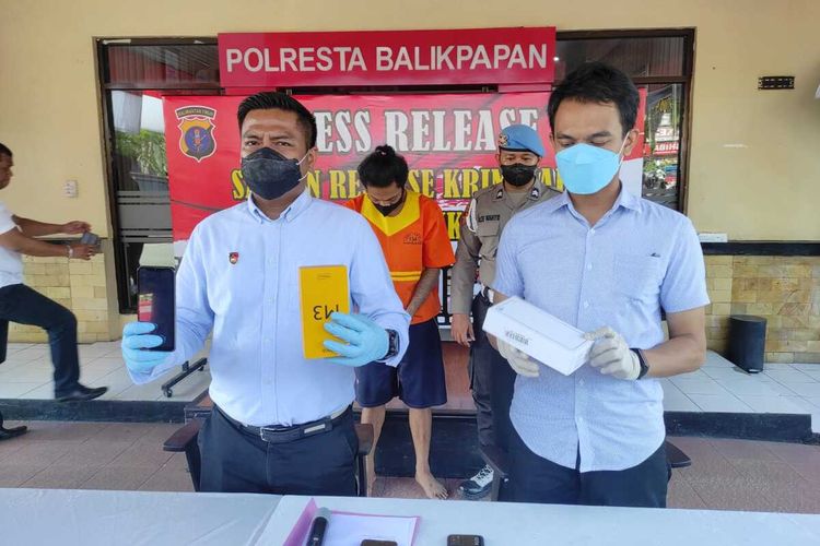 SK diamankan polisi lantaran mencuri hp tetangganya untuk beli sabu