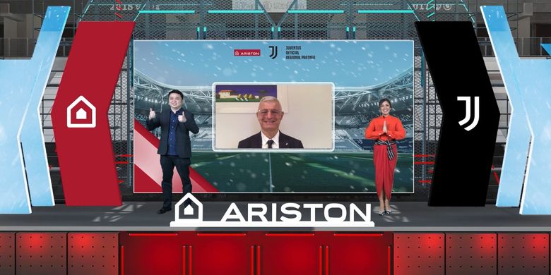 Acara Ariston Launching Partnership with Juventus yang berlangsung secara virtual pada Kamis (16/9/2021).