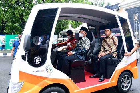 Kisah di Balik Mobil Listrik yang Dinaiki Presiden Jokowi Saat Muktamar Muhammadiyah, Dibuat oleh Siswa SMK