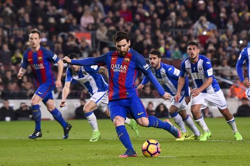 Barcelona Vs Leganes, Lionel Messi Dekati Rekor Penalti CR7