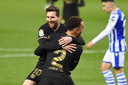 Real Sociedad Vs Barcelona - Lionel Messi Cetak Rekor, Barca Pesta Gol