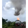 Viral, Video Lokomotif KA Keluarkan Kobaran Api, Apa yang Terjadi?