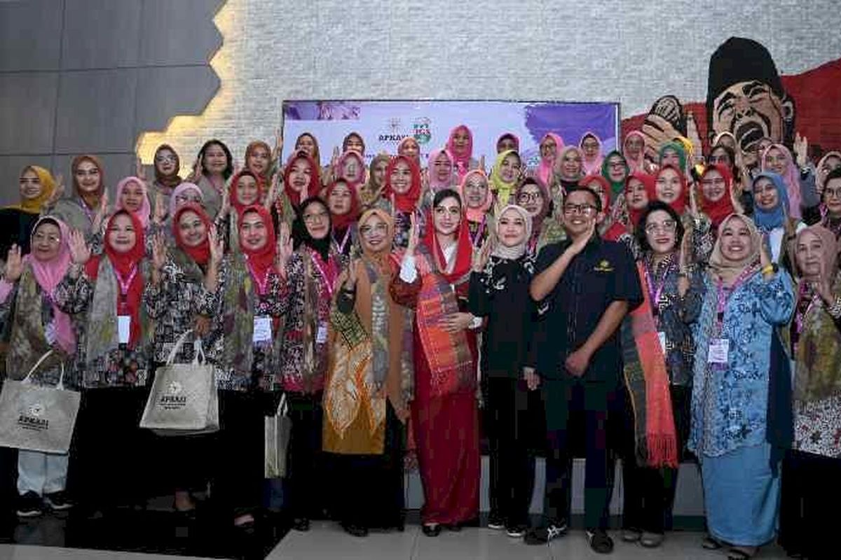 Talkshow Women Program HUT ke-24 Apkasi di Gedung Bhawarasa, Kompleks Pendopo Bupati Trenggalek, Sabtu (8/6/2024).