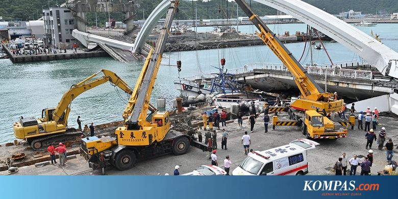 WNI Korban Tewas akibat Jembatan Runtuh di Taiwan Jadi Tiga Orang