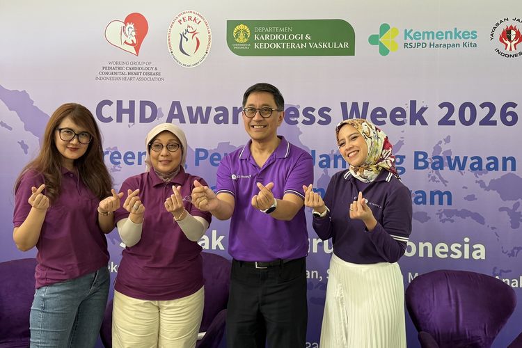 Perhimpunan Dokter Spesialis Kardiovaskular Indonesia (PERKI) bersama GE HealthCare menggelar skrining Penyakit Jantung Bawaan gratis secara berseri di 27 kota di Indonesia pada 23 Januari hingga 14 Februari 2026. Kegiatan ini menyasar siswa Sekolah Dasar. 