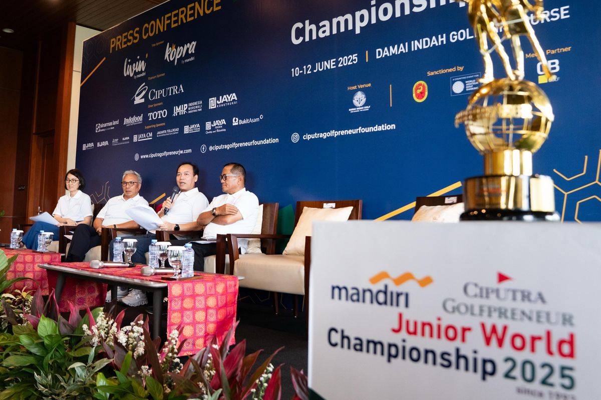 Peresmian Mandiri Ciputra Golfpreneur Junior World Championship (MCGJWC) 2025.