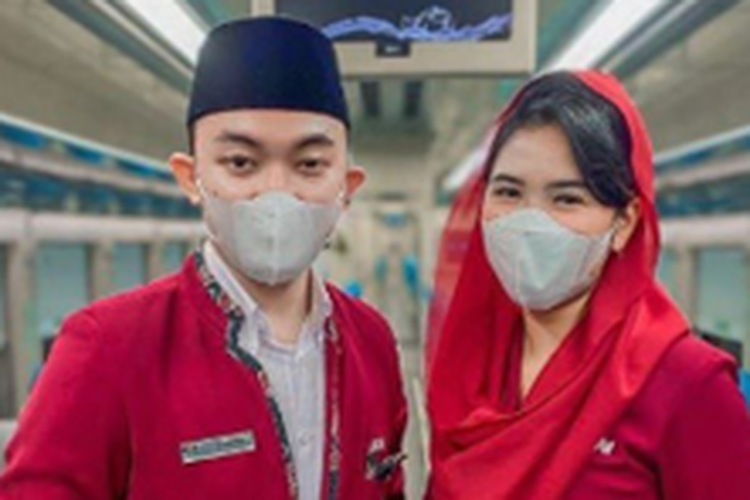 Tangkapan layar unggahan akun Instagram PT Reska Multi Usaha (RMU) soal pembukaan lowongan kerja sebagai train attendant atau pramugara dan pramugari kereta api pada Juni 2022.