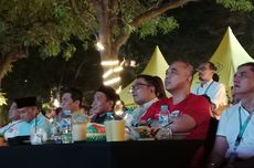 Ridwan Kamil Nobar Indonesia vs China Ditemani Petinggi Golkar dan Gerindra