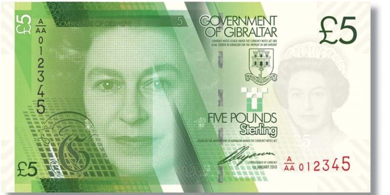 Mata uang Eropa nilainya terkuat kedua adalah milik Gibraltar.