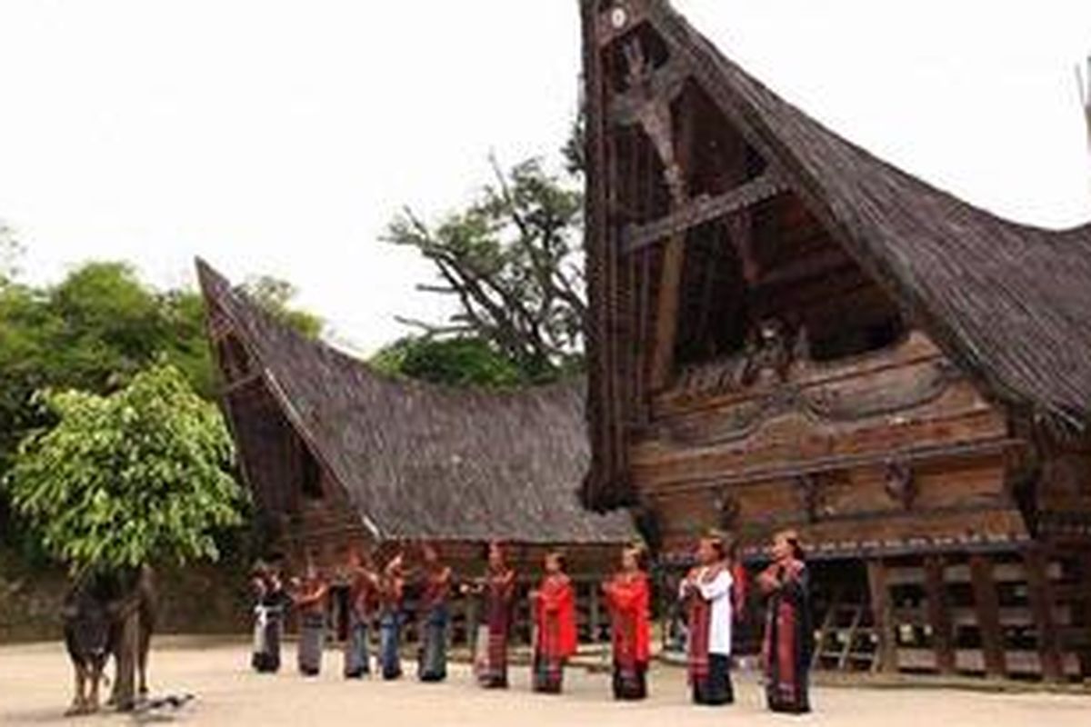 Kampung tua Huta Bolon Simanindo, Samosir, Sumatera Utara