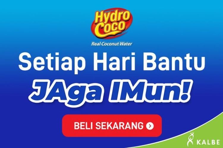 Hydro Coco terbuat dari air kelapa asli yang mengandung sejumlah nutrisi yang baik untuk menjaga imun tubuh. 