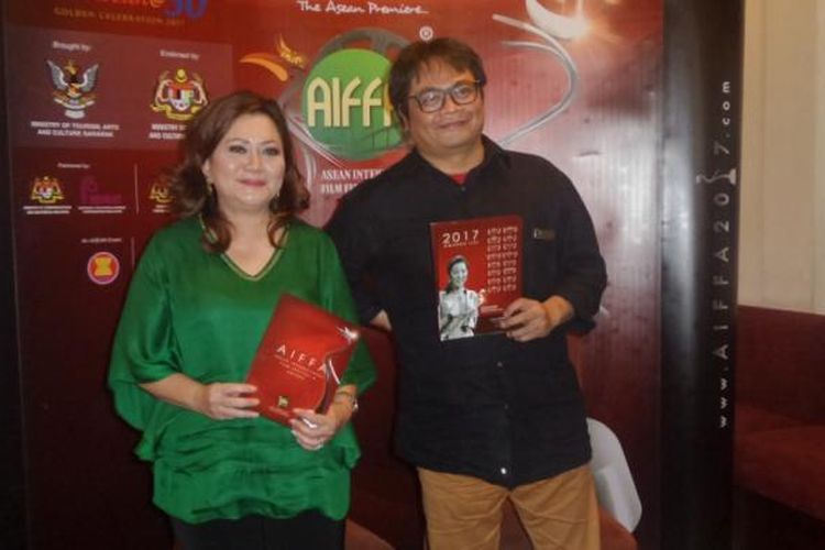 Konferensi pers AIFF 2017 di restoran Dua Nyonya, Cikini, Jakarta Pusat, Selasa (7/3/2017).