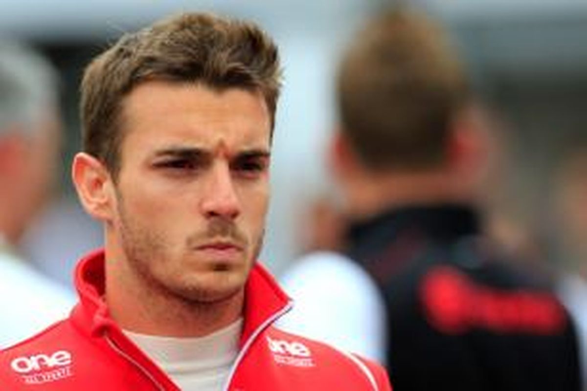 Pebalap Marussia asal Perancis, Jules Bianchi.