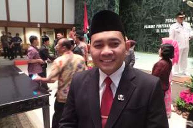 Kepala Dinas Perumahan dan Gedung Pemda DKI Jakarta Arifin, di Balai Kota DKI Jakarta, Jumat (1/7/2016).