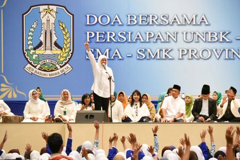 Khofifah dan Emil Dardak Akan Berpuasa Selama Ujian Nasional SMA/SMK Berlangsung