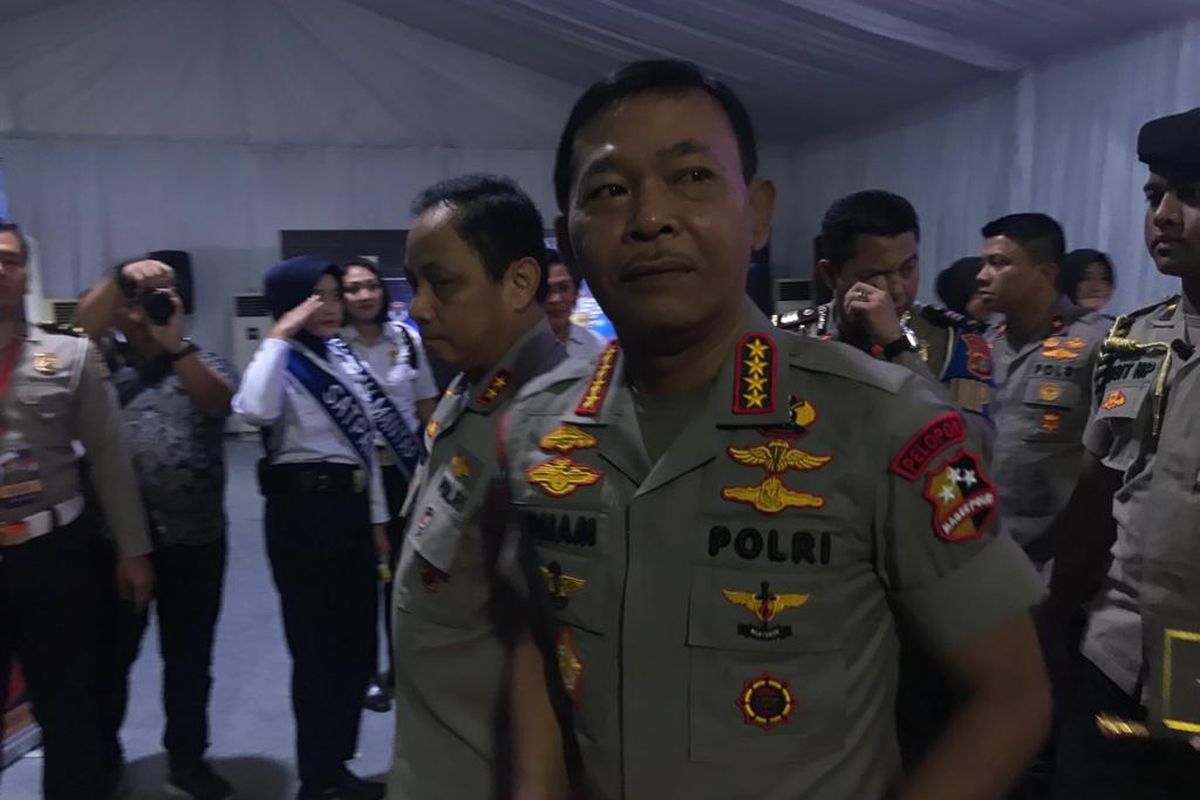 Kapolri Jenderal (Pol) Idham Azis di Polda Metro Jaya, Kamis (5/12/2019).