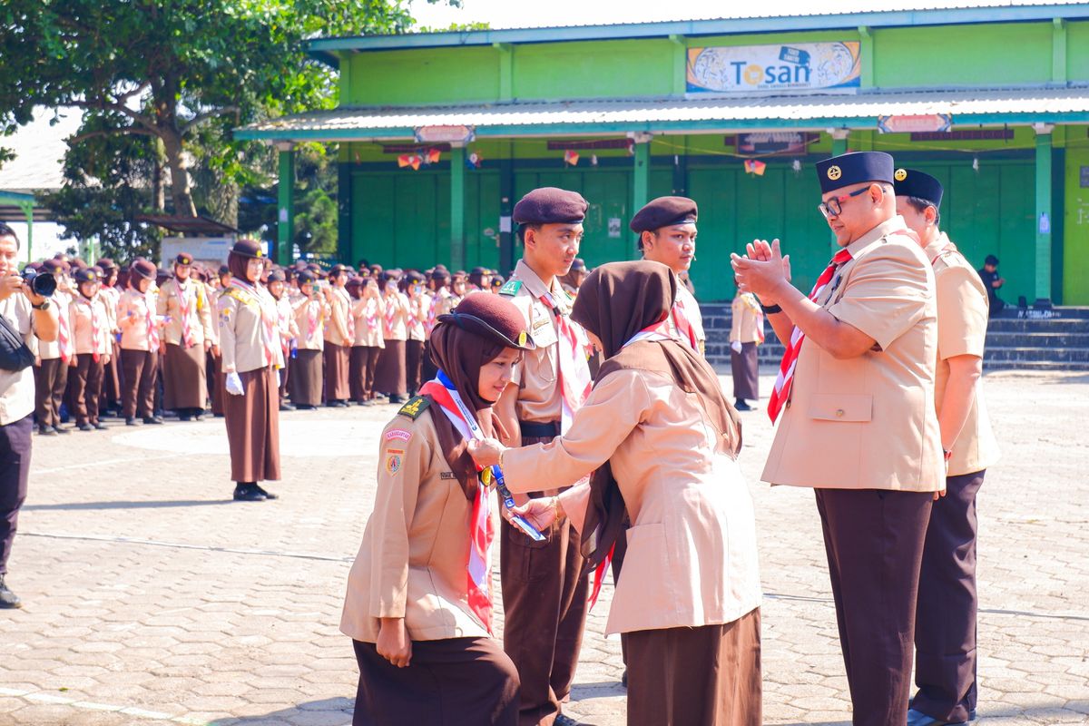 Pelaksanaan Perkemahan Wirakarya (PWK) XI di Pondok Pesantren Darul Amanah, Kendal, Jawa Tengah. 