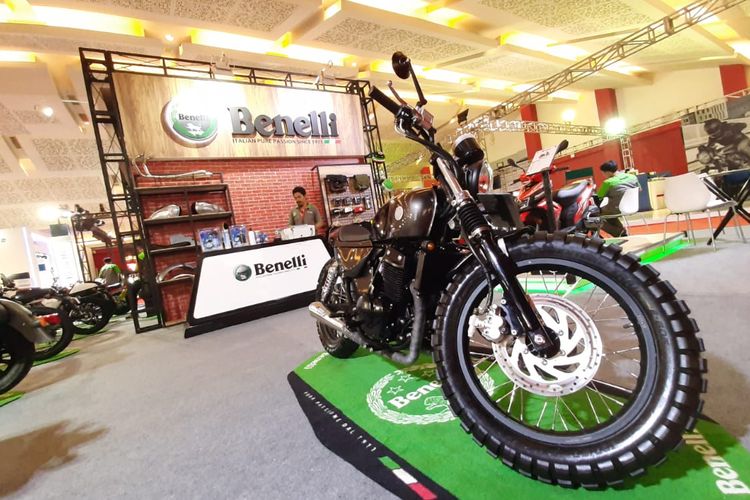 Benelli Patagonian Eagle yang sudah di-custom bergaya tracker garapan Katros Garage.