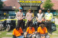 Terdeteksi CCTV, Pelaku dan Penadah Curanmor di Gresik Ditangkap