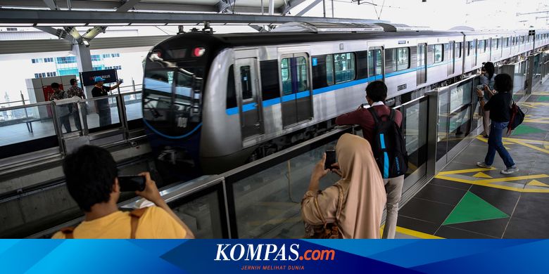 Ingin Ikut Uji Coba Kereta Mrt Begini Alurnya Halaman All Kompas Com