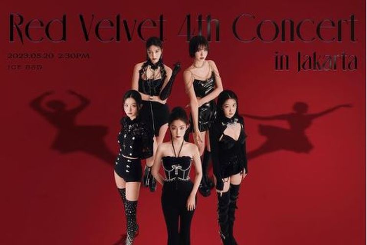 Girl group Red Velvet bakal menyapa penggemar mereka di Indonesia lewat konser pada Sabtu (20/5/2024).
