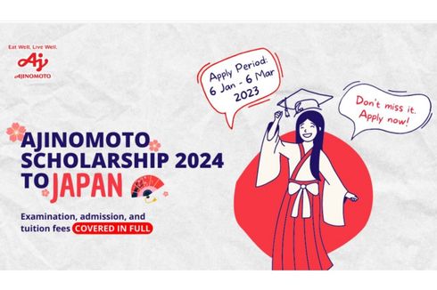 Ajinomoto Buka Beasiswa S2 ke Jepang, Uang Saku Rp 228 Juta Per Tahun