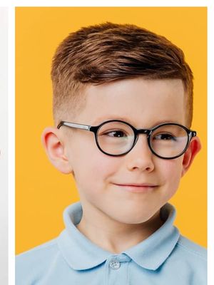 Gaya rambut anak laki-laki di sekolah, kiri ke kanan (Model Shiny comb, quiff dan undercut)