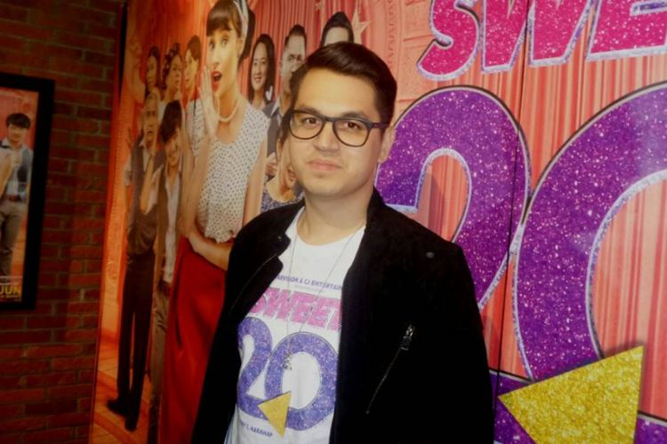 Kevin Julio saat menghadiri gala premier film Sweet 20 di CGV Cinemas Grand Indonesia, Jakarta Pusat, Jumat (16/6/2017) malam.