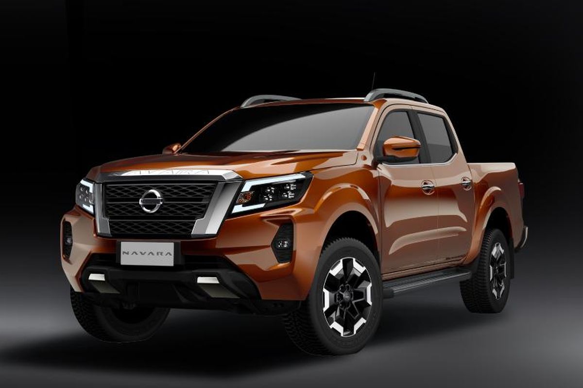 Tampilan Nissan Navara terbaru.