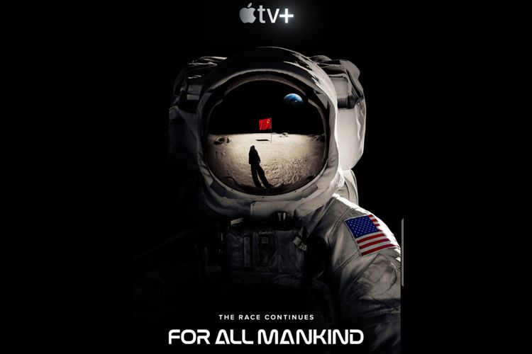 Poster serial For All Mankind (2019). Tayang di AppleTV Plus