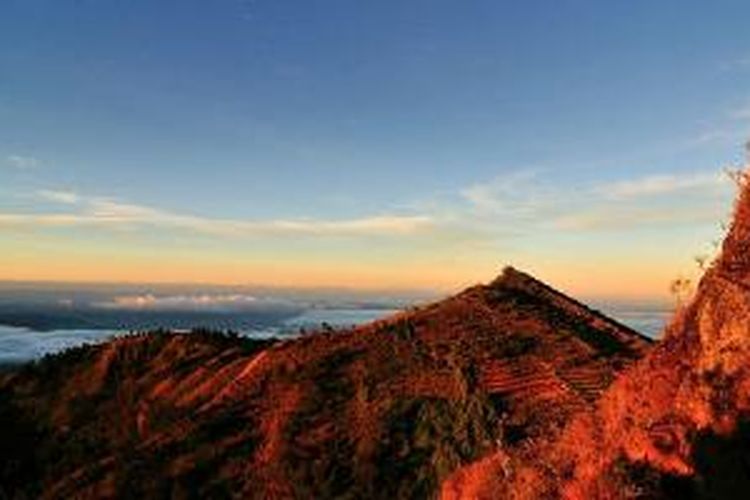 Bukit Sikunir Dieng di Jawa Tengah.