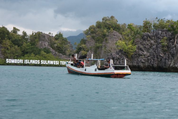 Keindahan Pulau Sombori Raja Ampatnya Sulawesi Tengah, di Kabupaten Morowali, Sulawesi Tengah, Rabu (1/2/2018).