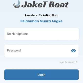 Panduan memesan tiket online kapal Dishub DKI Jakarta di aplikasi JakeT Boat