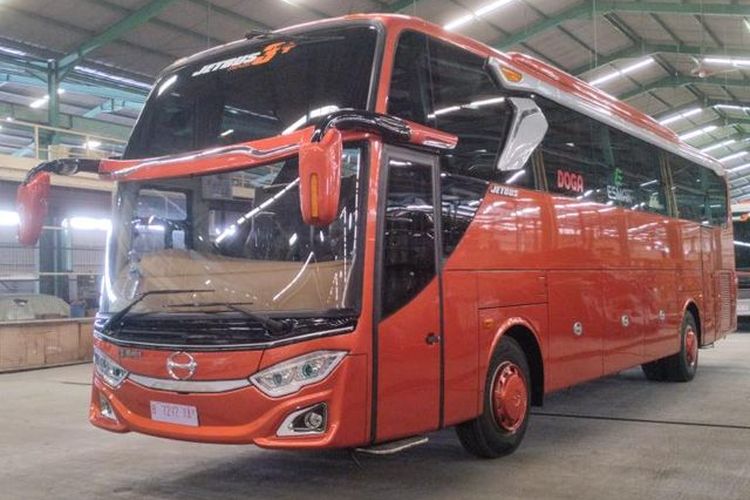 Bus yang dibawa Karoseri Adiputro ke Busworld 2022