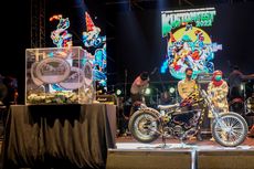 Pemuda Mojokerto Rebut Chopper Electric Bike di Kustomfest 2022