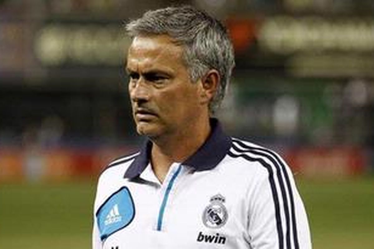 Pelatih Real Madrid, Jose Mourinho.