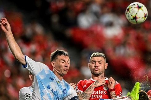 Hasil Playoff Liga Champions: Penakluk Man United Temani Benfica ke Fase Grup