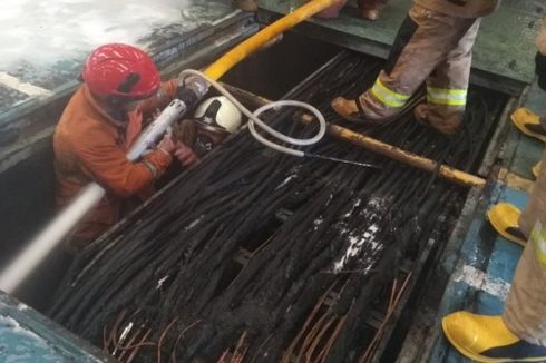 Kabel Bawah Tanah di Yamaha Cakung Terbakar