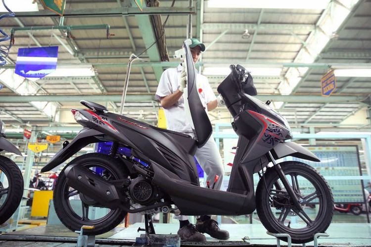 Warna baru Honda Vario 110cc diumumkan, Senin (27/11/2017).