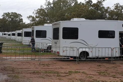 Kreatif, Motorhome Jadi Tempat Isoman Pasien Covid-19