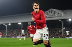 Fulham Vs Man United, Garnacho Ukir 2 Rekor dalam 4 Hari