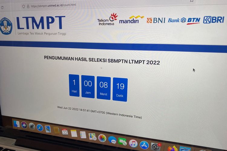 Link pengumuman SBMPTN 2022