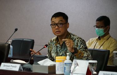 Direktur Utama PT PLN Darmawan Prasodjo. PLN memastikan tidak ada penghapusan atau pengalihan pelanggan daya 450 VA.