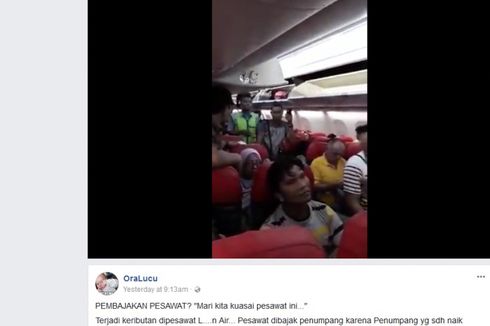 Viral, Penumpang Lion Air Tolak Turun dari Pesawat meski Batal Terbang