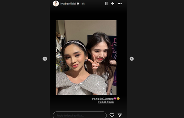 Fangirling, Lyodra Foto Bareng Han So Hee di Asia Artist Awards 2022.