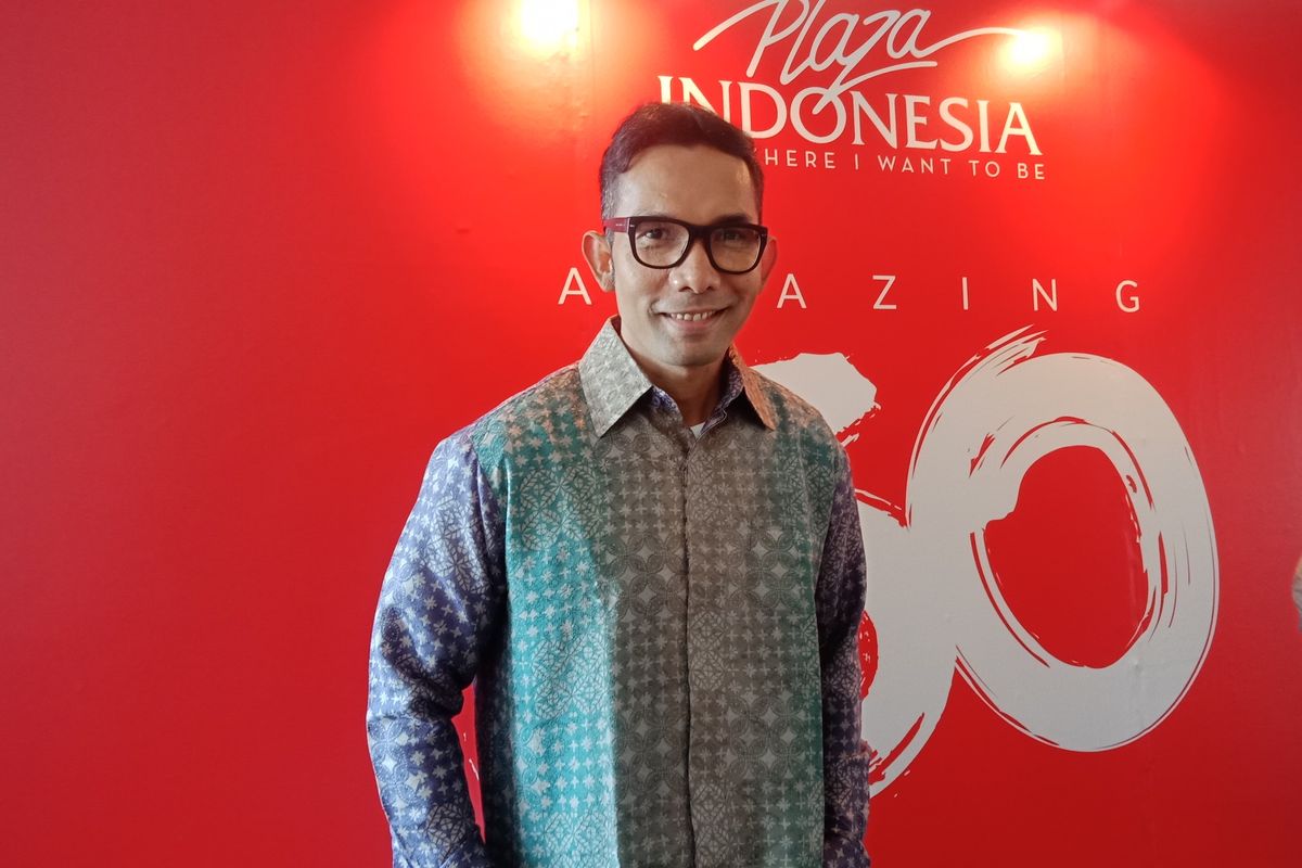 Presenter Indra Herlambang saat ditemui di Plaza Indonesia, Jakarta Pusat, Senin (2/3/2020).
